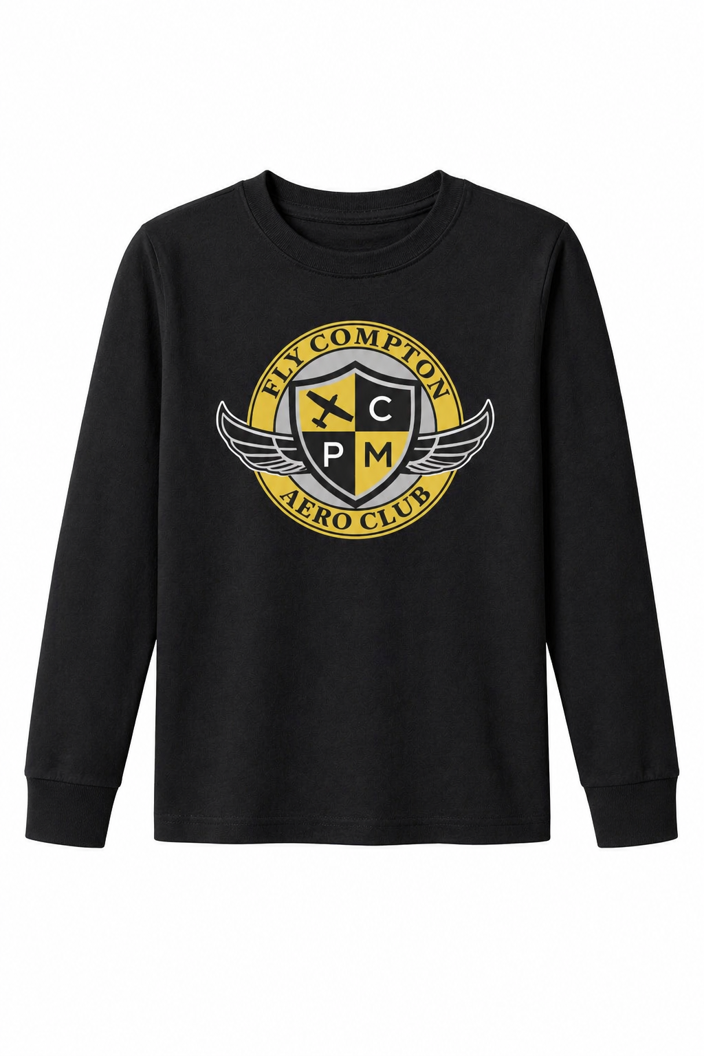 BLACK LONG SLEEVE T-SHIRT