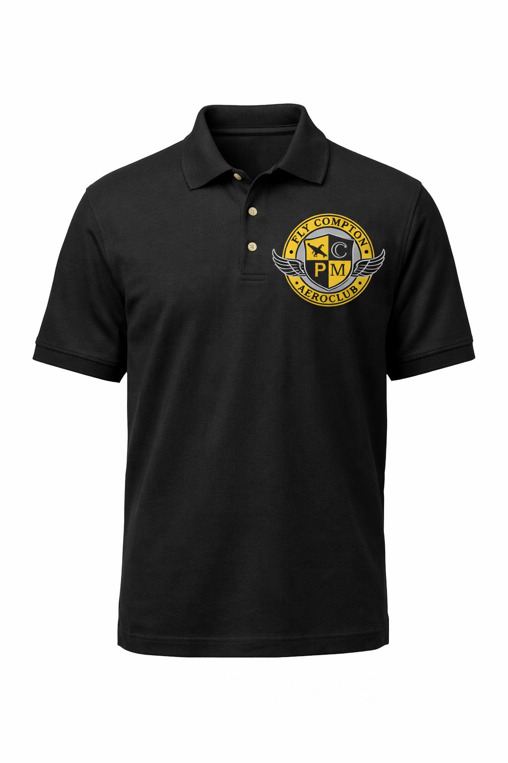 BLACK SHORT SLEEVE POLO
