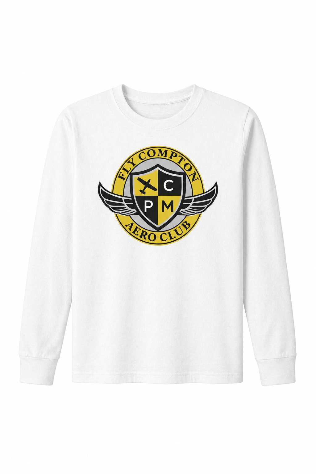 WHITE LONG SLEEVE T-SHIRT